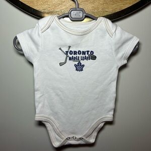 NHL Baby White Bodysuit